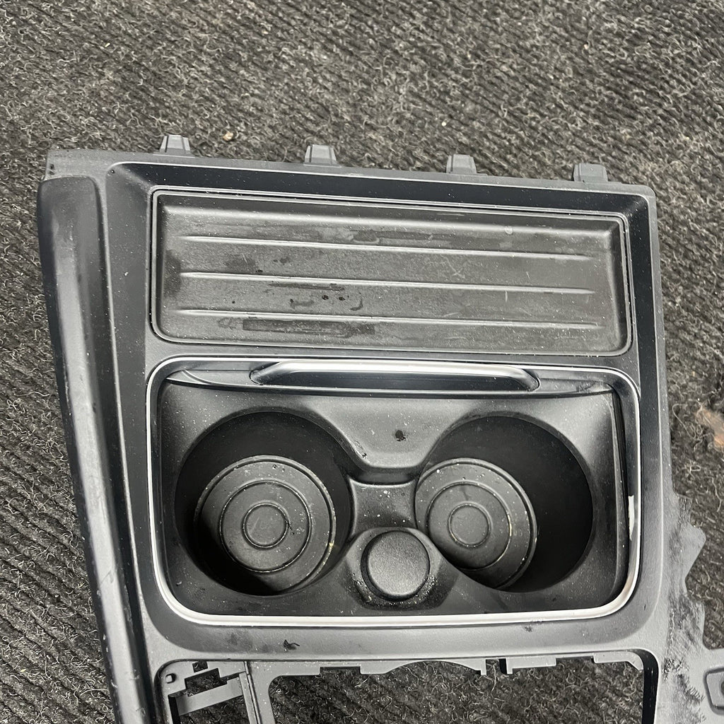 ☑️ 12-20 OEM BMW F30 F32 F34 F36 Central Console Dual Cup Holder Ash Tray Trim