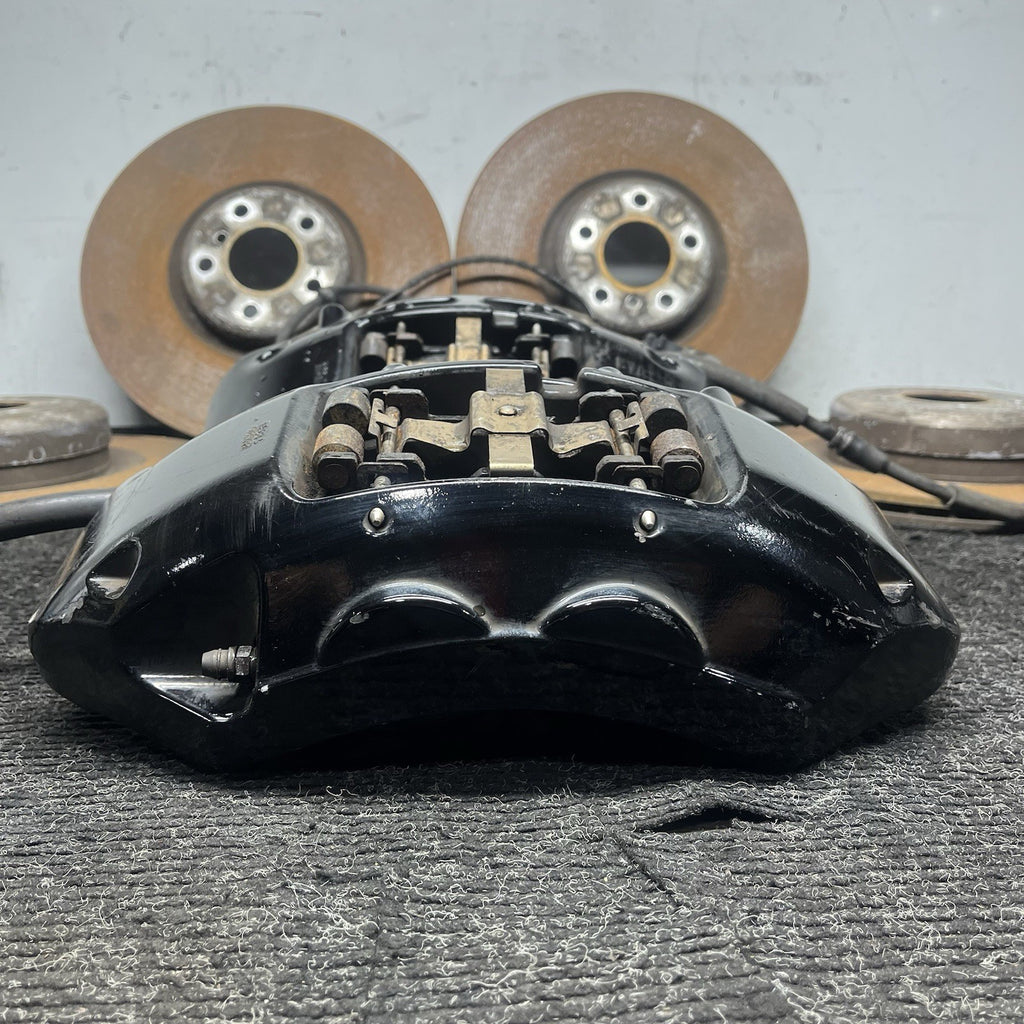 ☑️ BMW E70 X5M X6M (2010-2013) OEM BREMBO BRAKE CALIPER CALIPERS PADS ROTORS SET