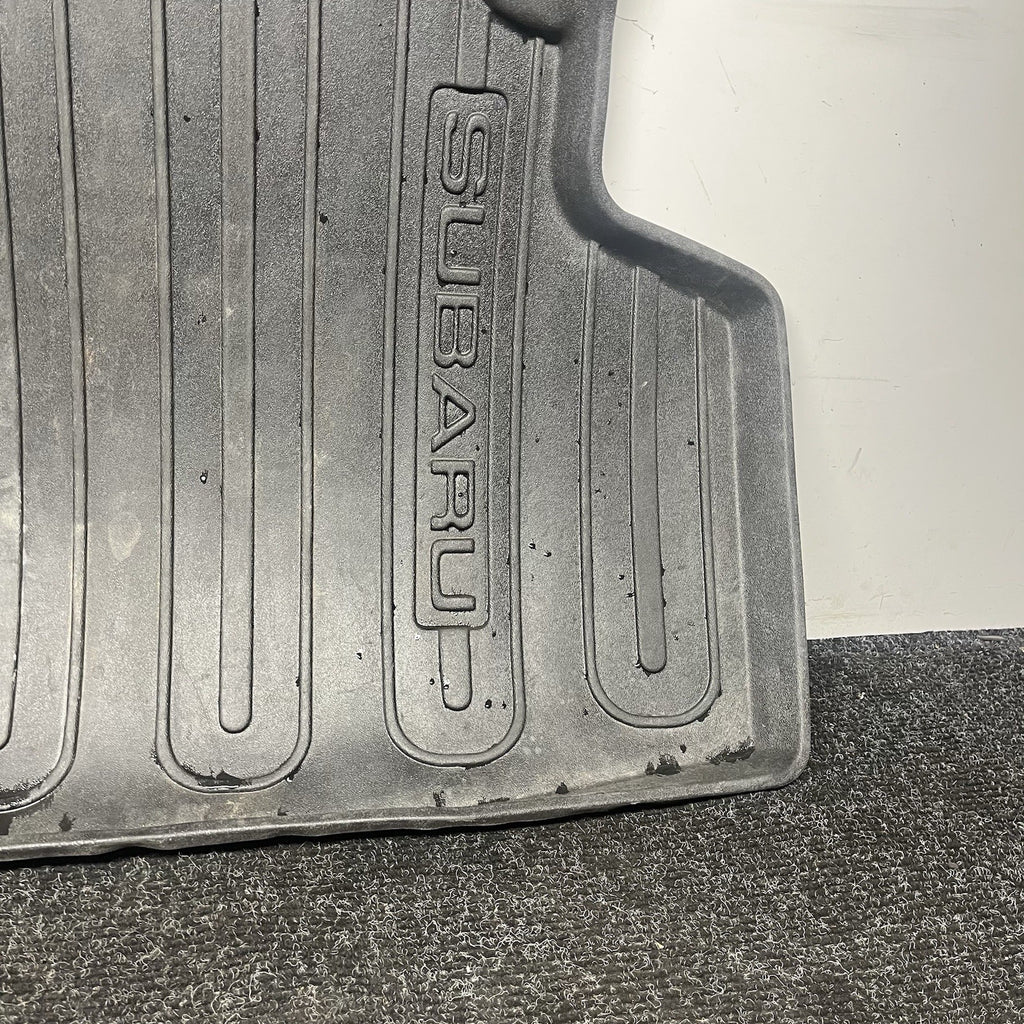 ☑️ 15-21 WRX Black All Weather Rubber Trunk Hatch Floor Mat Liner OEM Factory