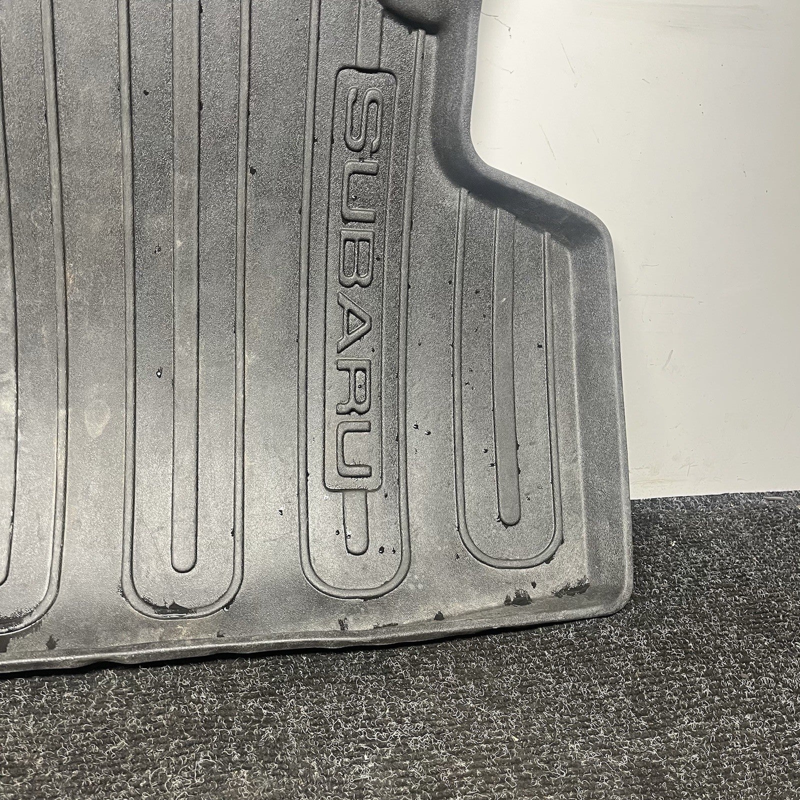 ☑️ 15-21 WRX Black All Weather Rubber Trunk Hatch Floor Mat Liner OEM Factory