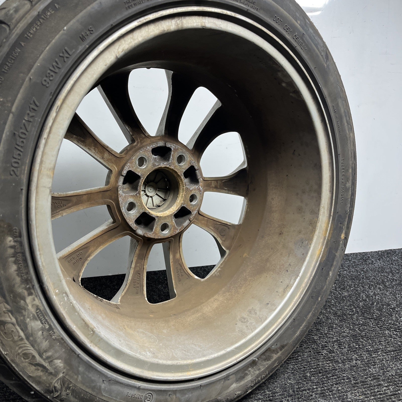 ☑️ Bmw 325I Oem Rim Factory Wheel 17" X 7" 10 Spoke Scuffs 6757042