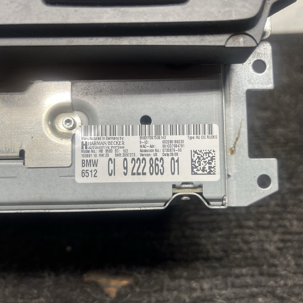 ☑️ 09-13 BMW E90 E92 E93 328i 335i M3 RADIO CD CIC HEADUNIT NAV GPS OEM 9222863