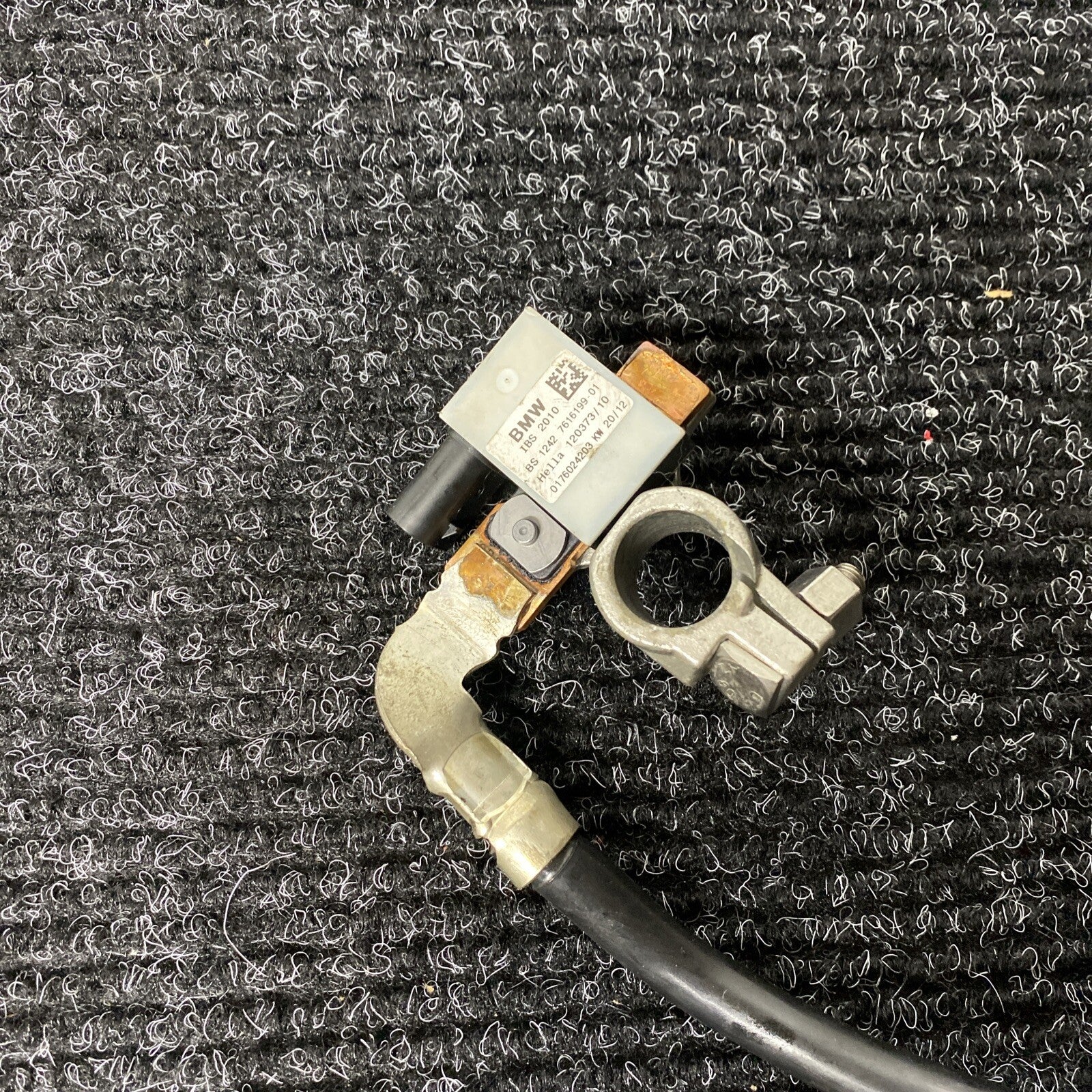 ☑️ 08-13 OEM BMW E82 E88 E89 Z4 135 Battery Negative Cable Terminal IBS Ground