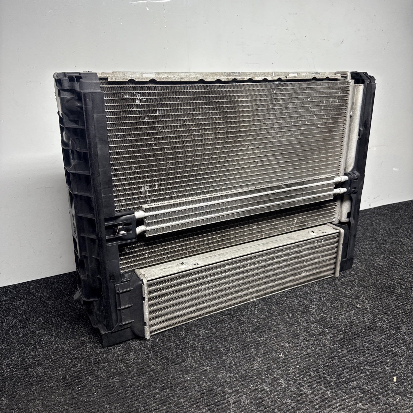 ☑️ 07-13 BMW E82 E90 E92 E93 N54 N55 Radiator Condenser Intercooler Complete 72k