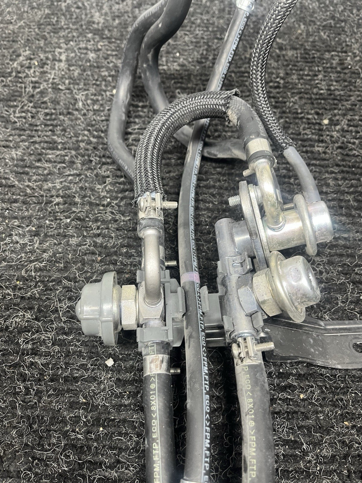 ☑️ 08-21 SUBARU WRX STI OEM FUEL RAIL PRESSURE DAMPER DAMPERS PAIR LINES GENUINE
