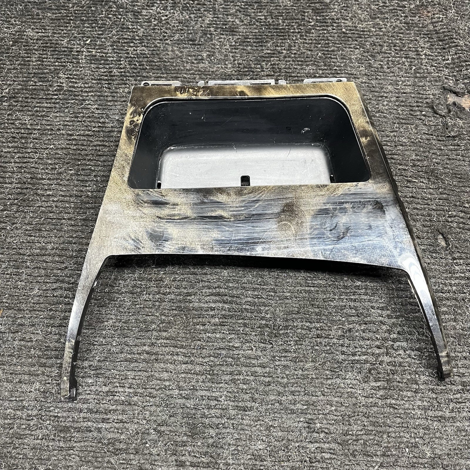 ☑️ 08-13 BMW E82 E88 128 135 Front Center Console Wood Cover Trim Panel Tray OEM