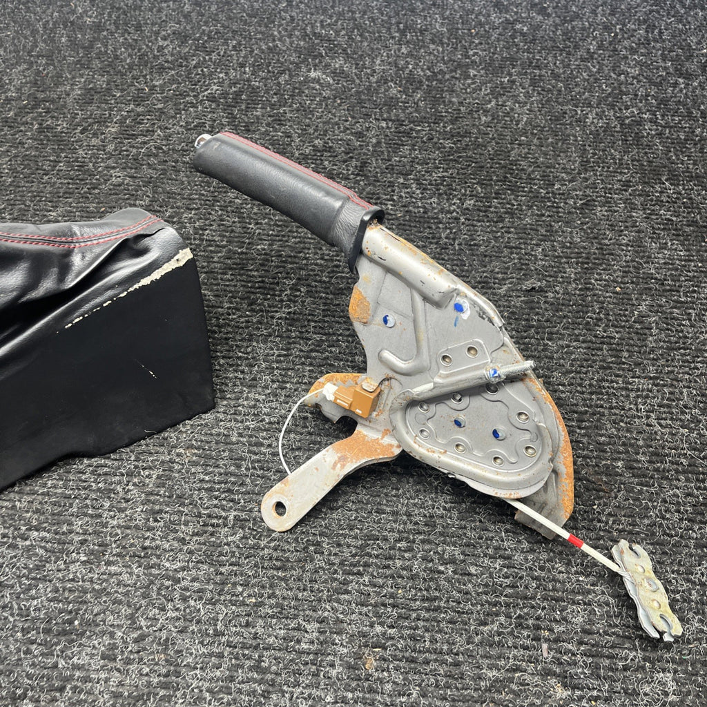 ☑️ 2017-2020 SUBARU BRZ FRS A86 GT86 FA20 2.0L OEM LEATHER E-BRAKE HANDLE ASSY