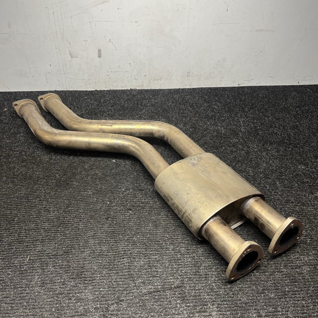 ☑️ 01-06 BMW E46 M3 Section 1 Exhaust Pipes W/ Resonator