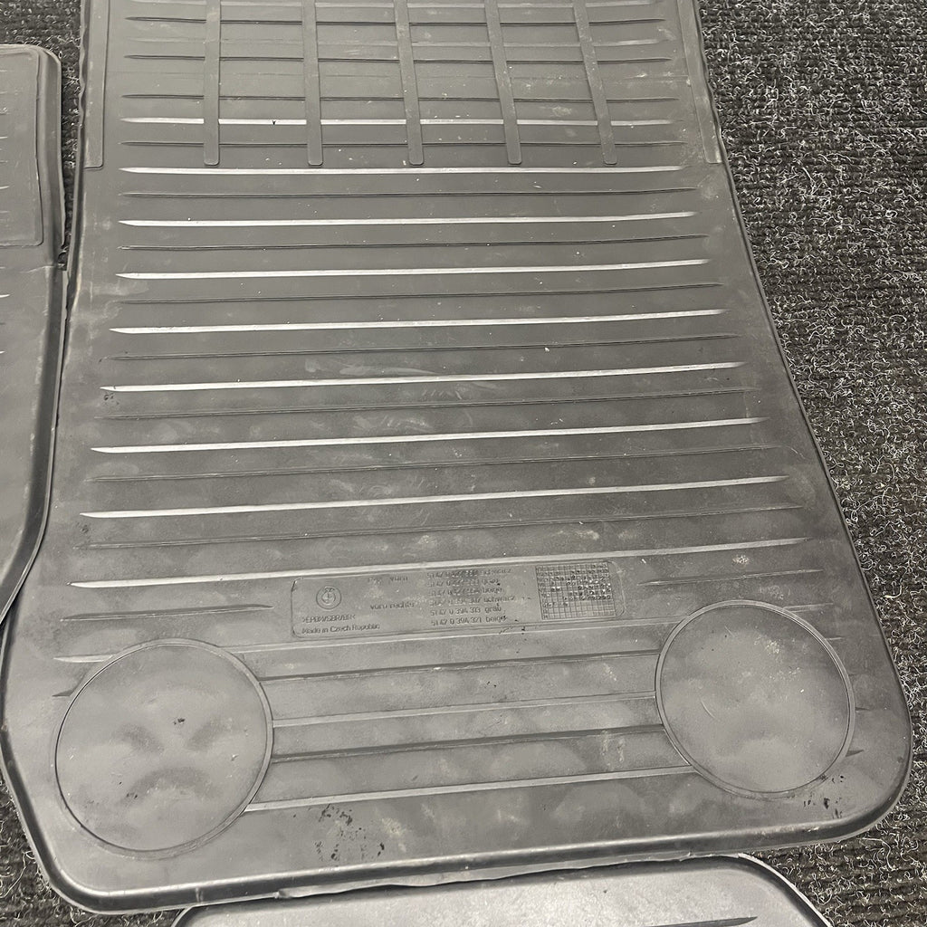 ☑️ BMW 06-12 3-Series Original E90 All-Weather Rubber Floor Mat OEM Front Rear
