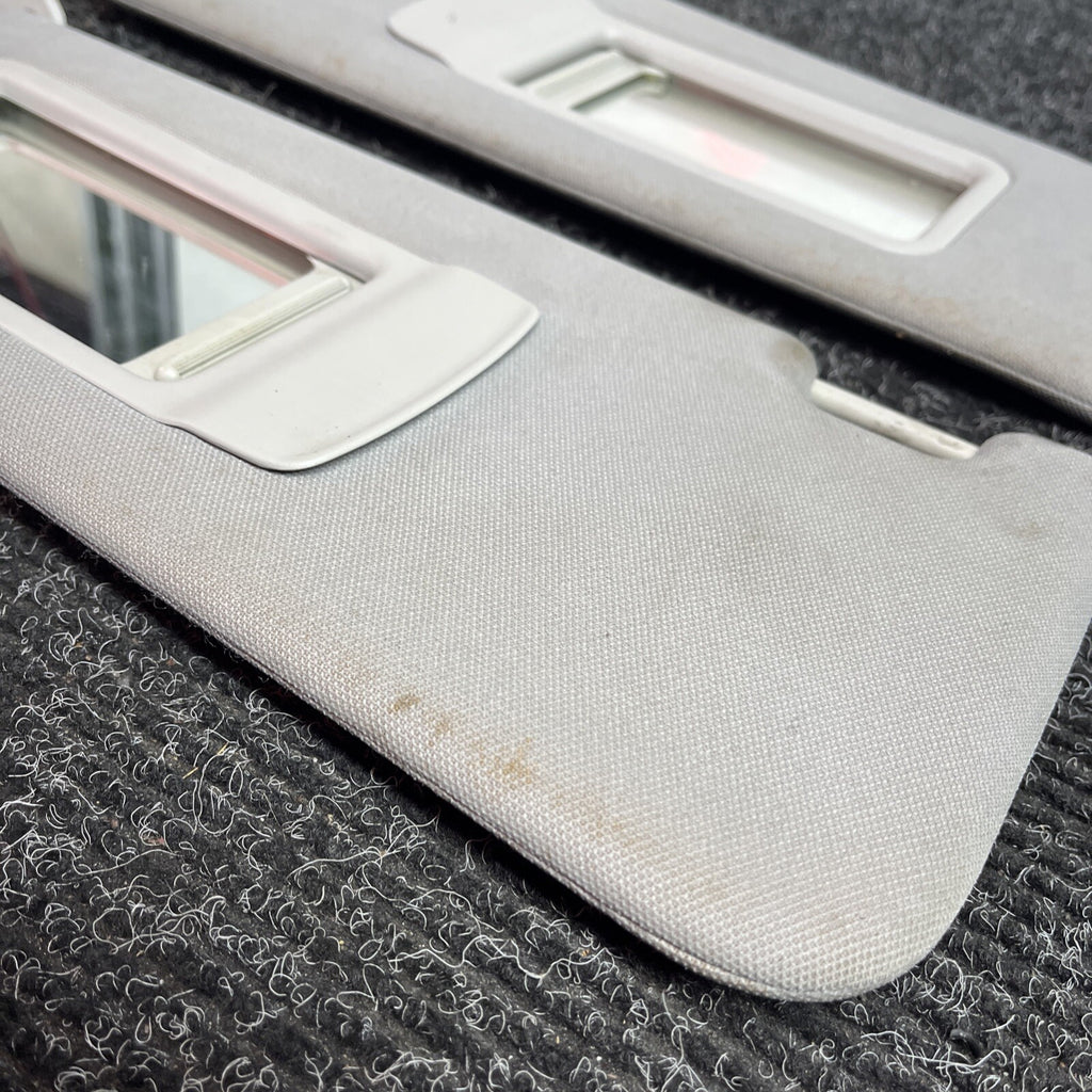 ☑️ BMW E92 328i 335i Coupe Sun Visor Set Left Right Pair Grey OEM LH RH