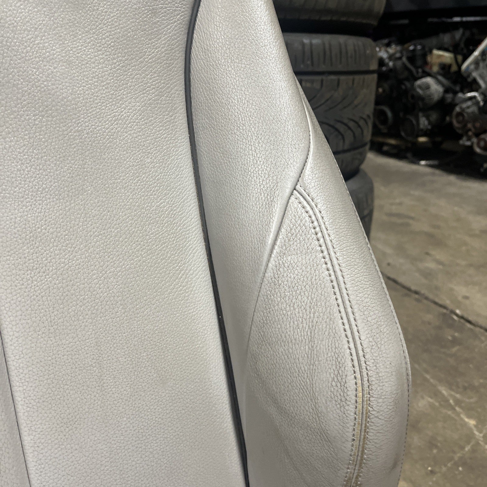 ☑️ BMW 2012-2016 F30 FRONT SPORT SEATS PAIR SET OYSTER OEM NON-HEATED