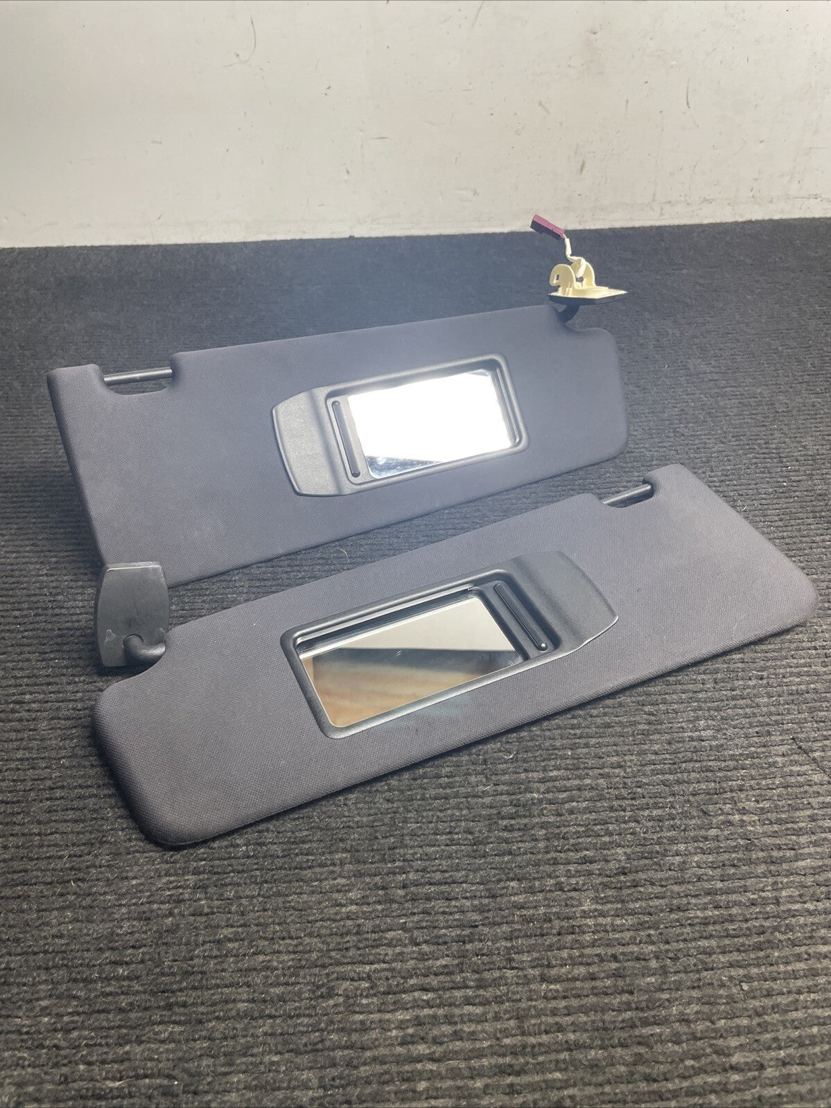 ☑️ 12-18 OEM BMW F06 F13 640 650 M6 Left Right Side Sun Visor  Black SET