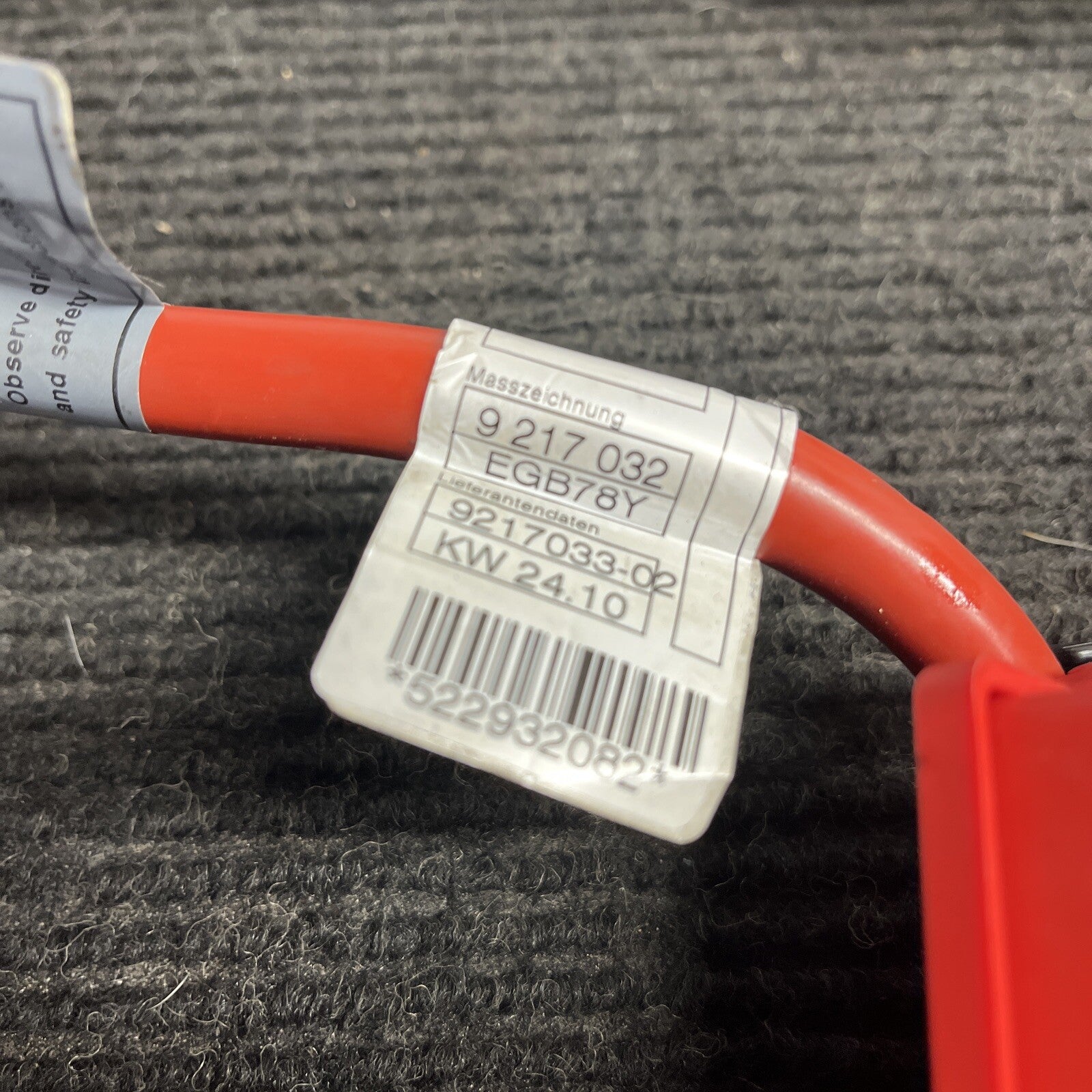 ☑️ BMW F06 F10 F12 5/6 Positive Battery Terminal Lead Cable Wire (Plus Pole) OEM