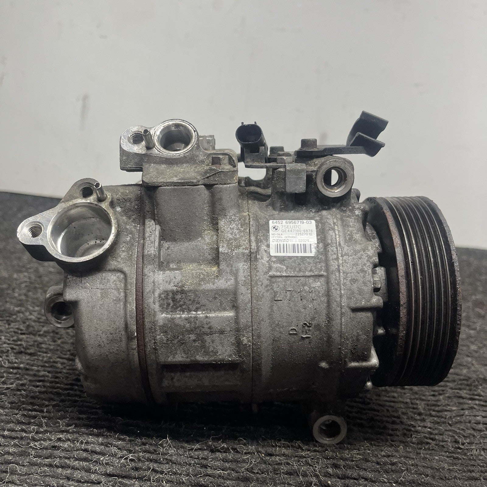 ☑️ BMW E92 135i 335i N54 N55 ENGINE A/C AC COMPRESSOR AIR CONDITIONING UNIT OEM