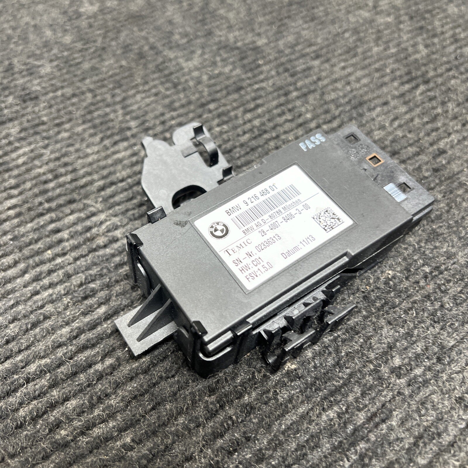 ☑️2011-2016 BMW X3 F25 SEAT COMPUTER CONTROL MODULE 9 216 468 01 OEM