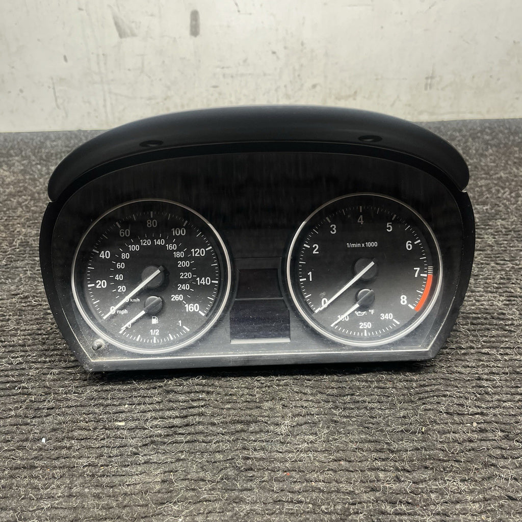 ☑️ 07-15 BMW E90 E92 328 335 X1 Instrument Speedometer Gauge Cluster Panel OEM