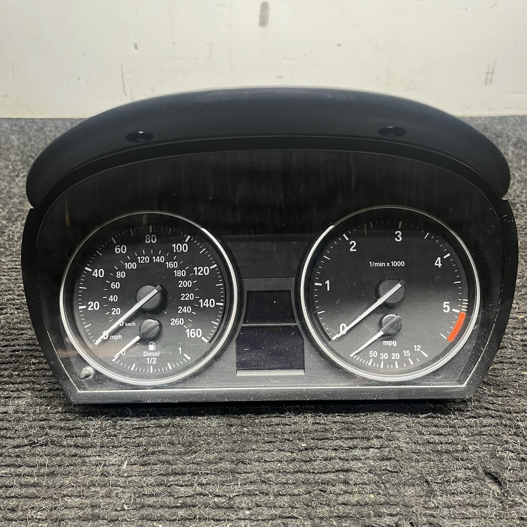☑️ 09-11 BMW 335D E90 Diesel Instrument Cluster Speedometer Gauge OEM 9242376