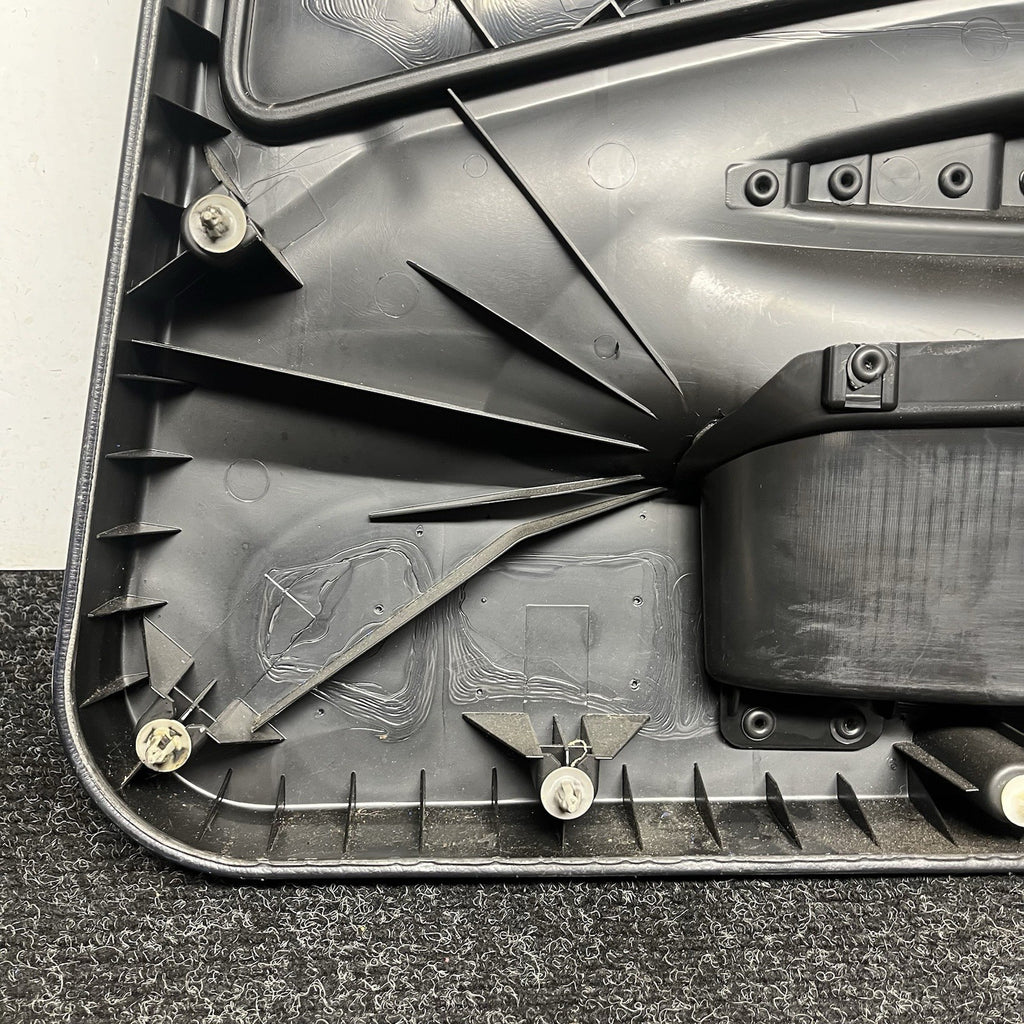 ☑️ 08-13 BMW E88 E82 135i 128i Front Driver Door Card Panel Vinyl Black