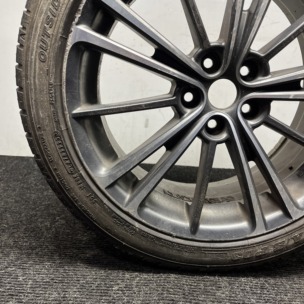 ☑️ 2013-2016 Scion FRS  17” Factory Rim 17x7 BLACK W/CHROME OEM 28111CA010