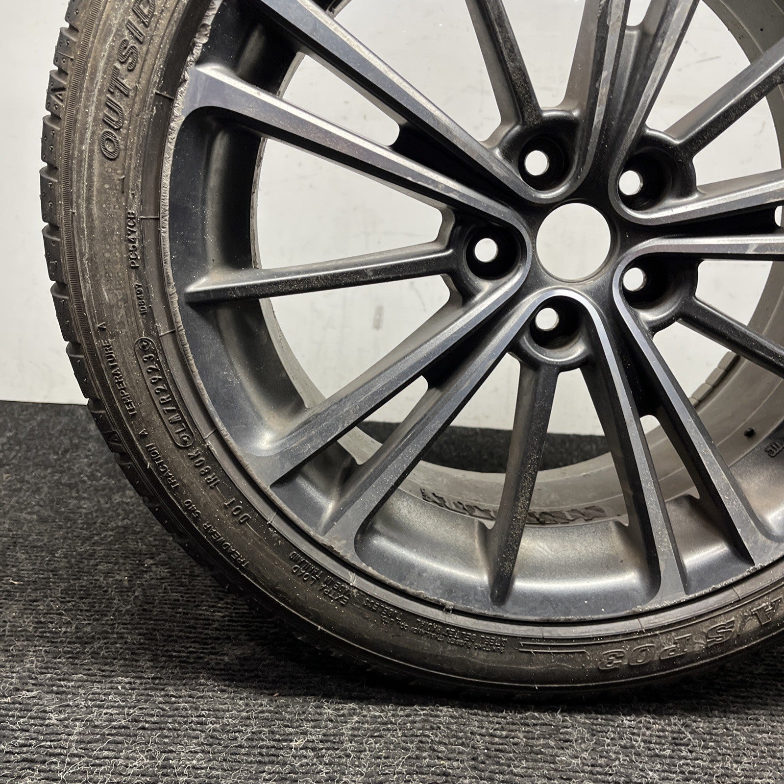 ☑️ 2013-2016 Scion FRS  17” Factory Rim 17x7 BLACK W/CHROME OEM 28111CA010