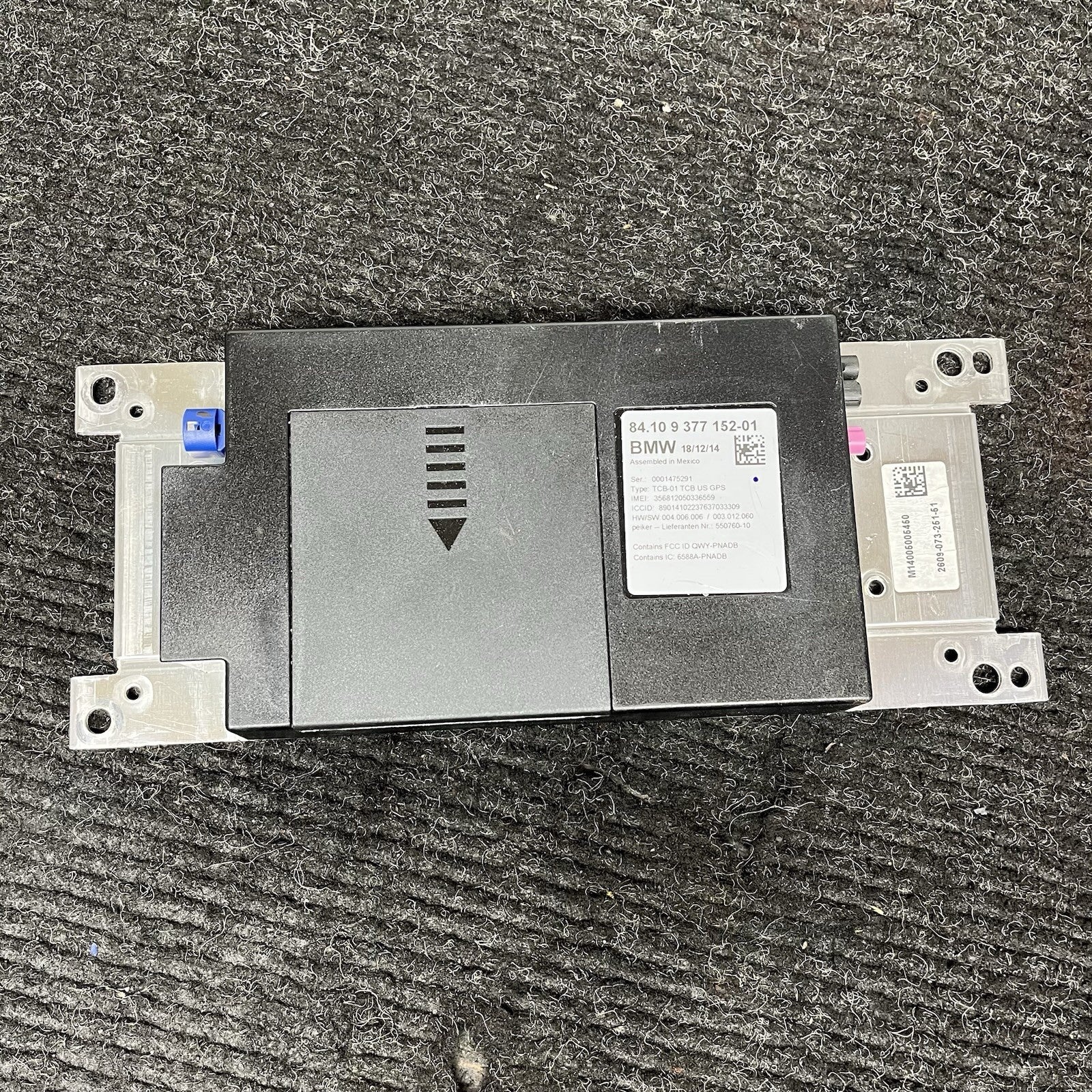 ☑️ BMW 328i F30 Bluetooth Telematics Control Module Used 2012-2016 OEM 9377152
