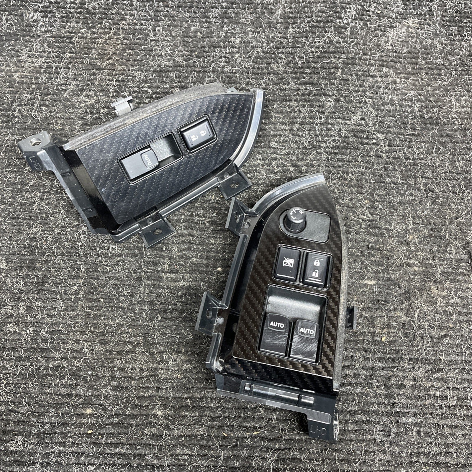 ☑️ 2013-2020 Subaru BRZ 86 FR-S Front Left & Right Carbon Window Master Switches