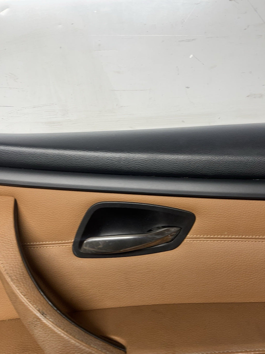 ☑️ 07-13 BMW E92 E93 3 Series Right Passenger Side Door Panel Card Brown OEM