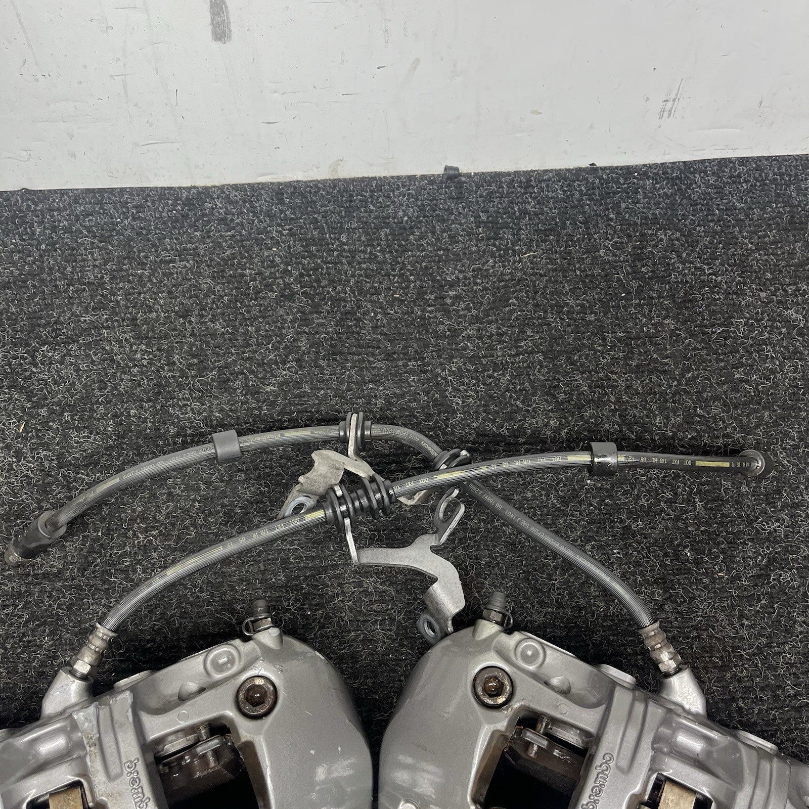 ☑️ 2008-13 BMW E88 E82 135i Front Rear Brake Calipers M-Sport Brembo Set OEM 89k