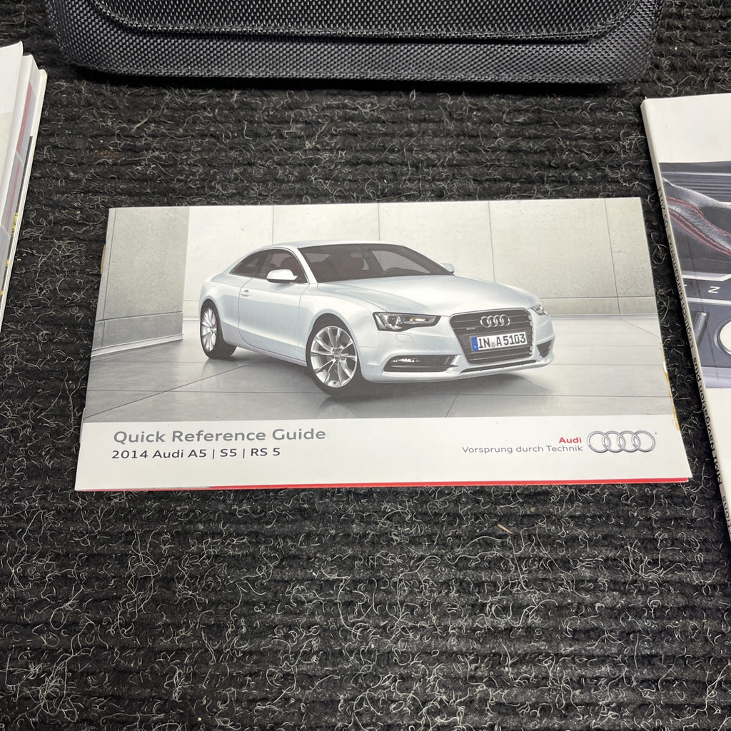 ☑️ AUDI S5 2014 AUDI OWNER'S GUIDE OWNERS MANUAL OPERATORS USER GUIDE OEM