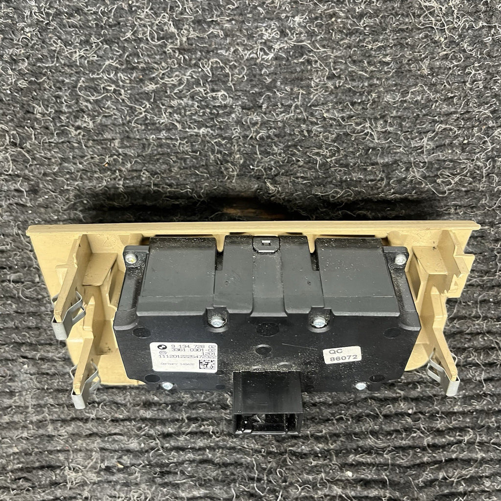 ☑️ 07-13 OEM BMW E92 E93 328 335 Headlight Switch Control Panel Light Tan