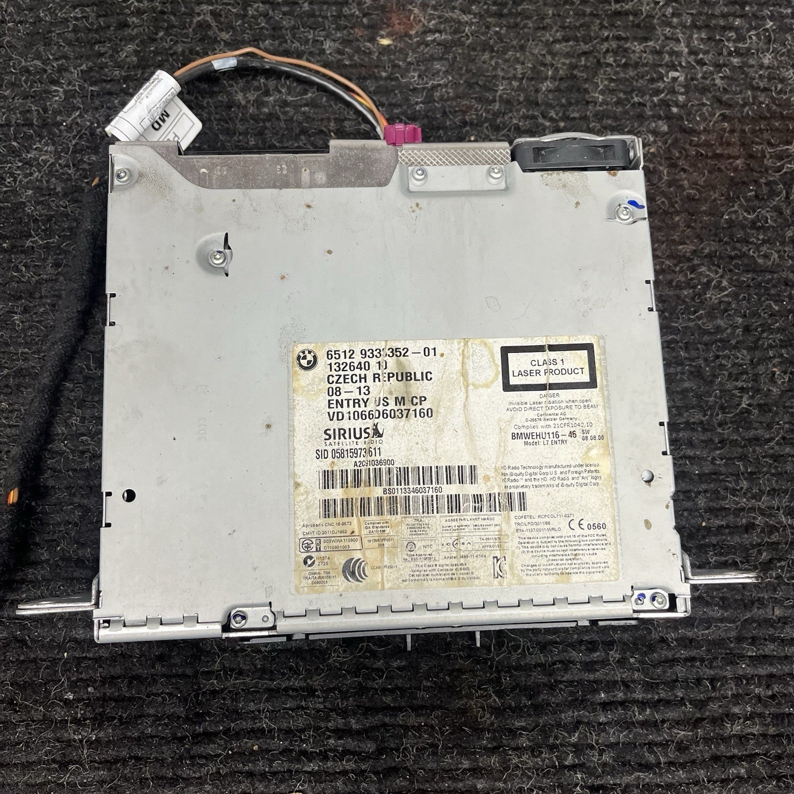 ☑️ 12-15 OEM BMW F22 F30 F32 328 Radio Audio Media CD Professional Disc Player