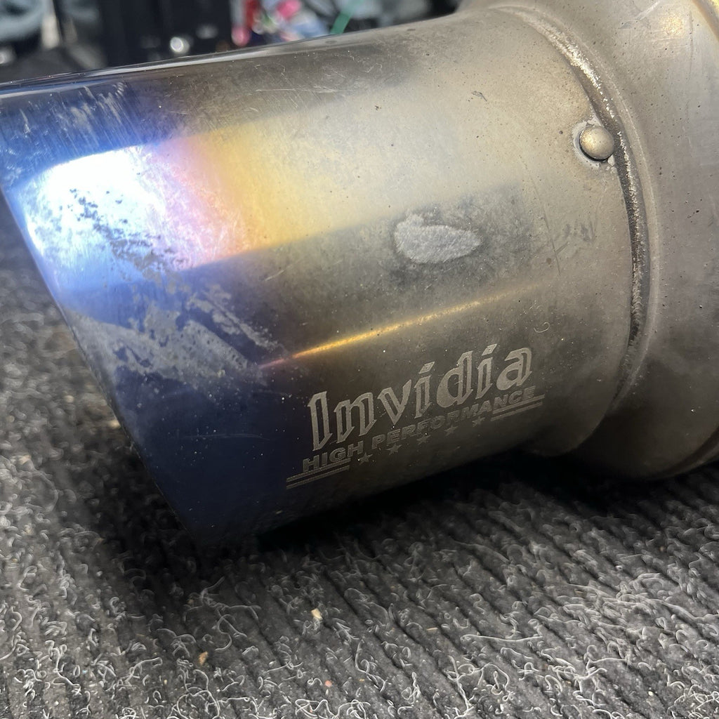 ☑️ INVIDIA N1 Dual Titanium Burnt Tip Muffler Exhaust for BRZ FRS GR86 86 13-24