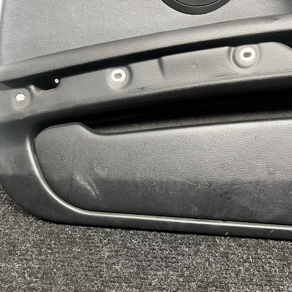 ☑️ 07-13 OEM BMW E93 E92 Front Passenger Door Card Panels Black Dakota LEATHER