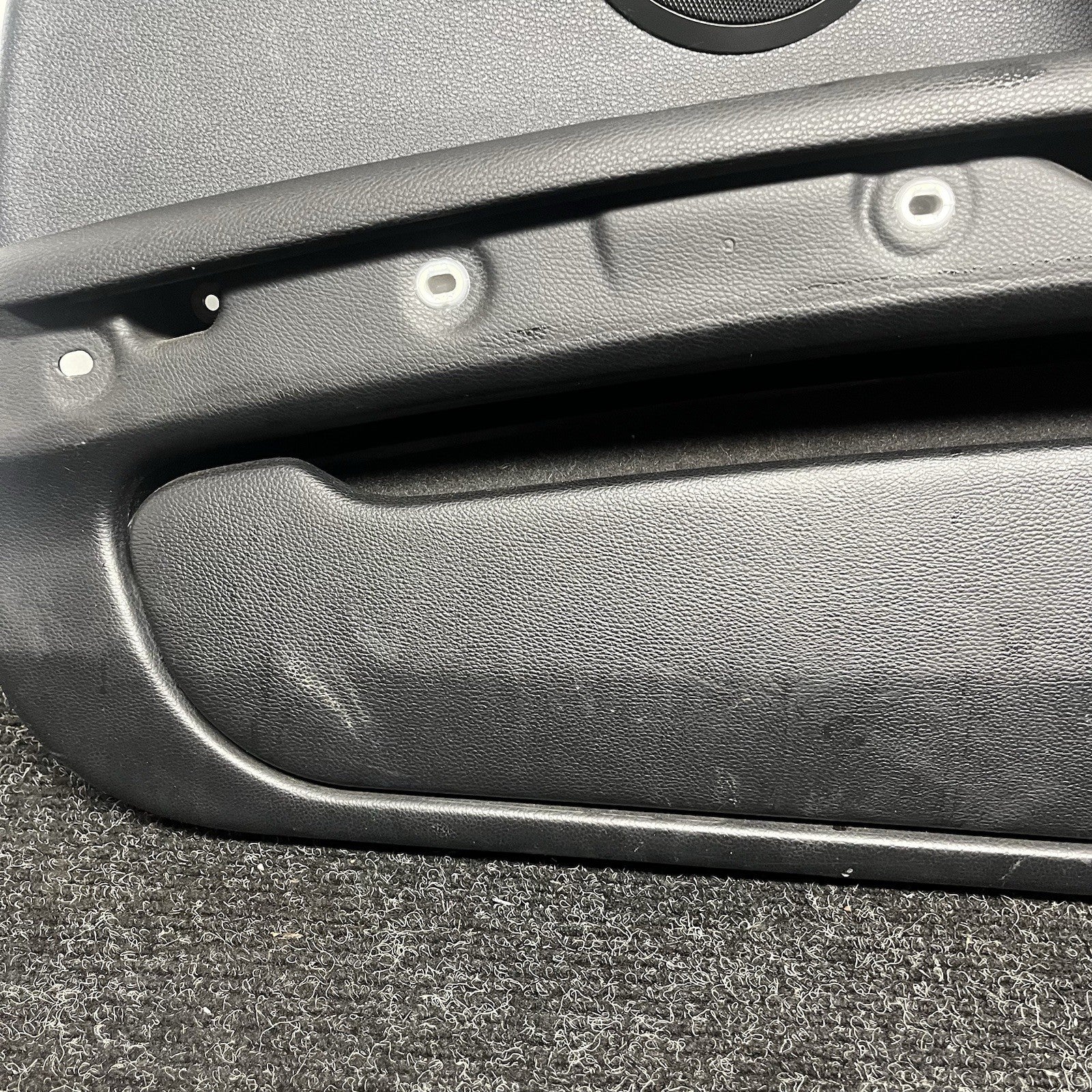 ☑️ 07-13 OEM BMW E93 E92 Front Passenger Door Card Panels Black Dakota LEATHER