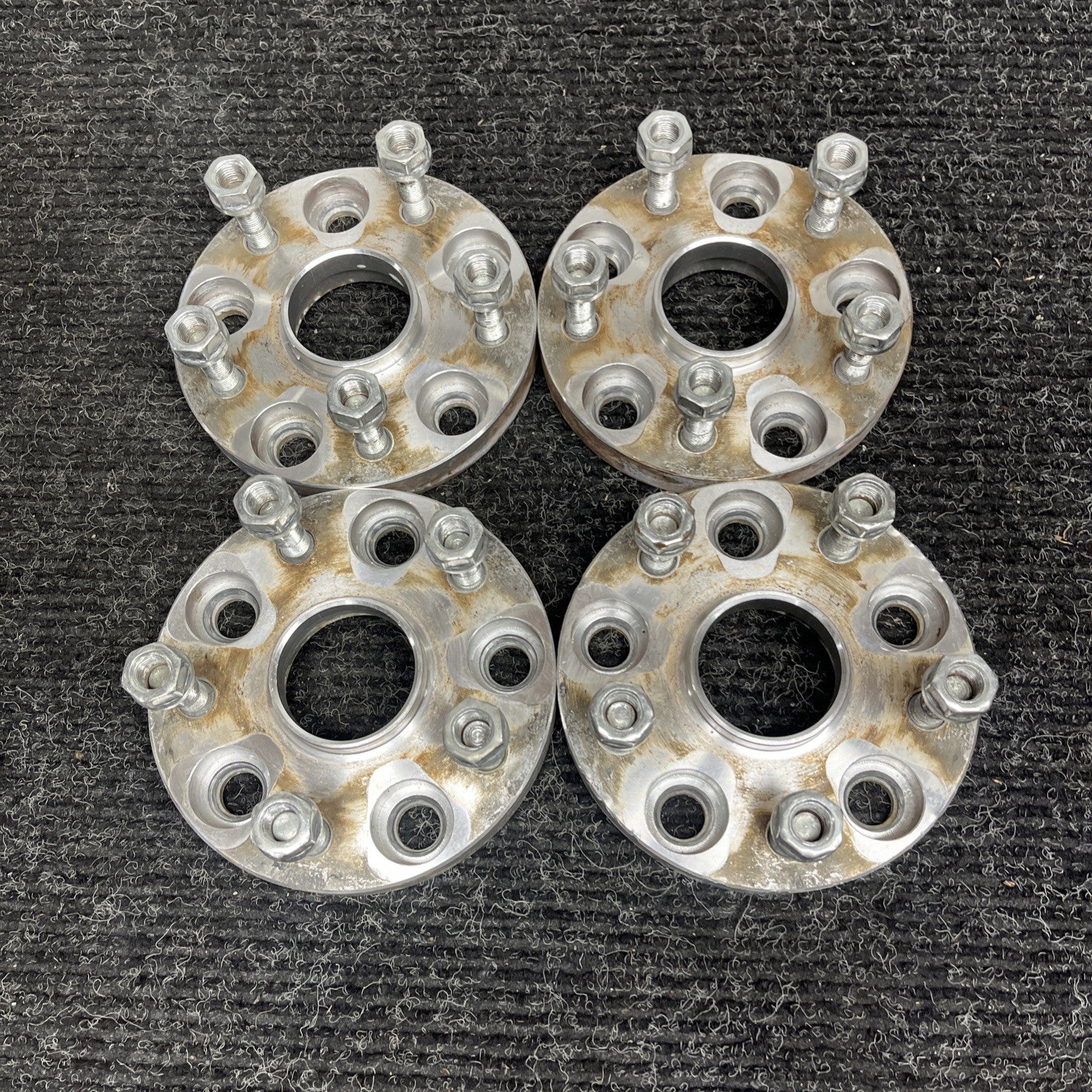 ☑️4x 20mm Black Hubcentric Wheel Spacers 5x100  BRZ impreza legacy Forester 86