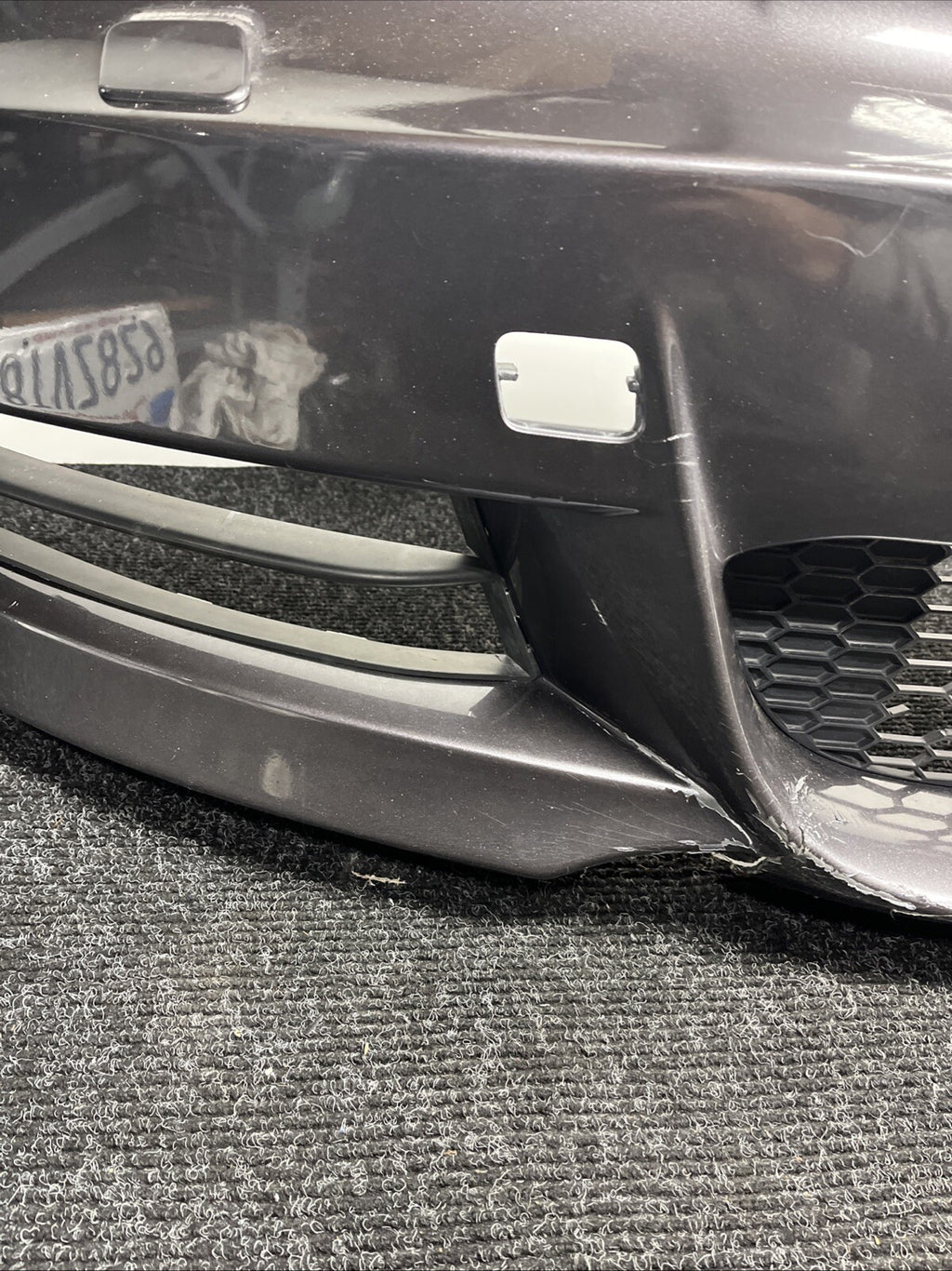 ☑️ 08-13 OEM BMW E82 E88 135 Front Bumper M Sport Sparkling Metallic A22/7 *NOTE