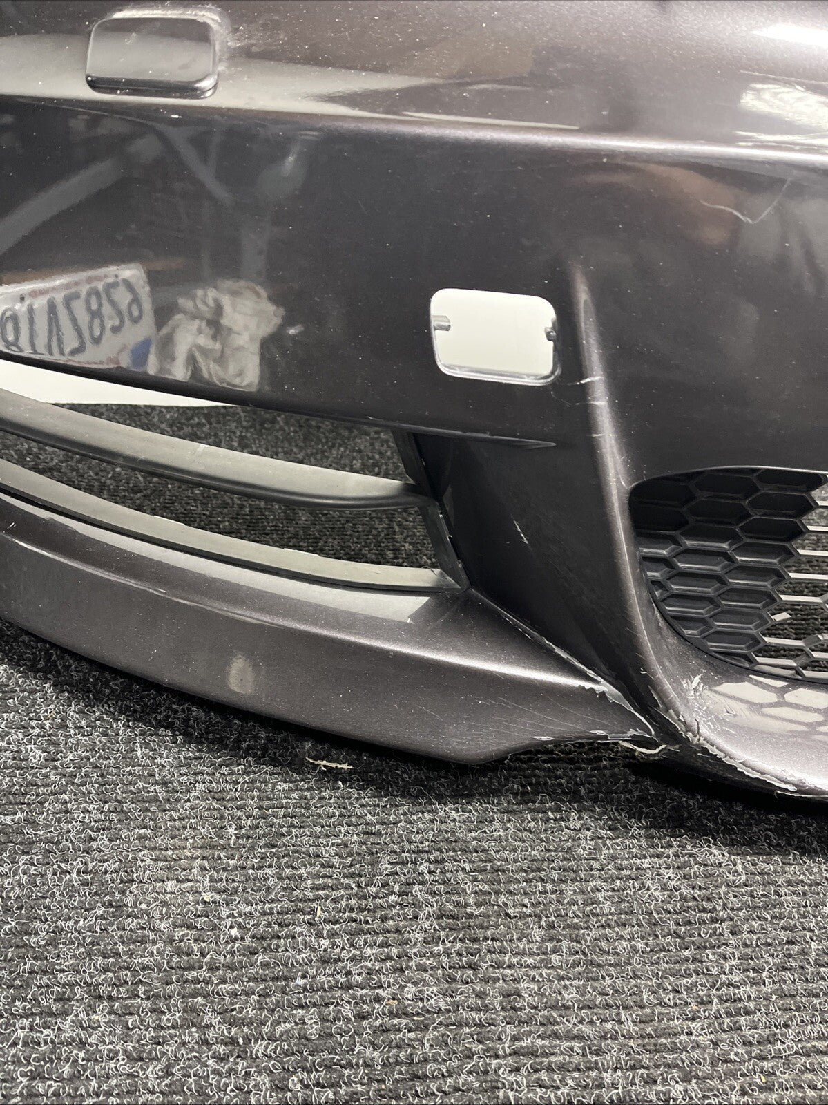 ☑️ 08-13 OEM BMW E82 E88 135 Front Bumper M Sport Sparkling Metallic A22/7 *NOTE