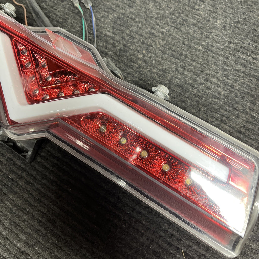 ☑️ LED REAR BUMPER REVERSE 4th BRAKE FOG LIGHT LAMP CLEAR/RED for SCION FR-S FRS
