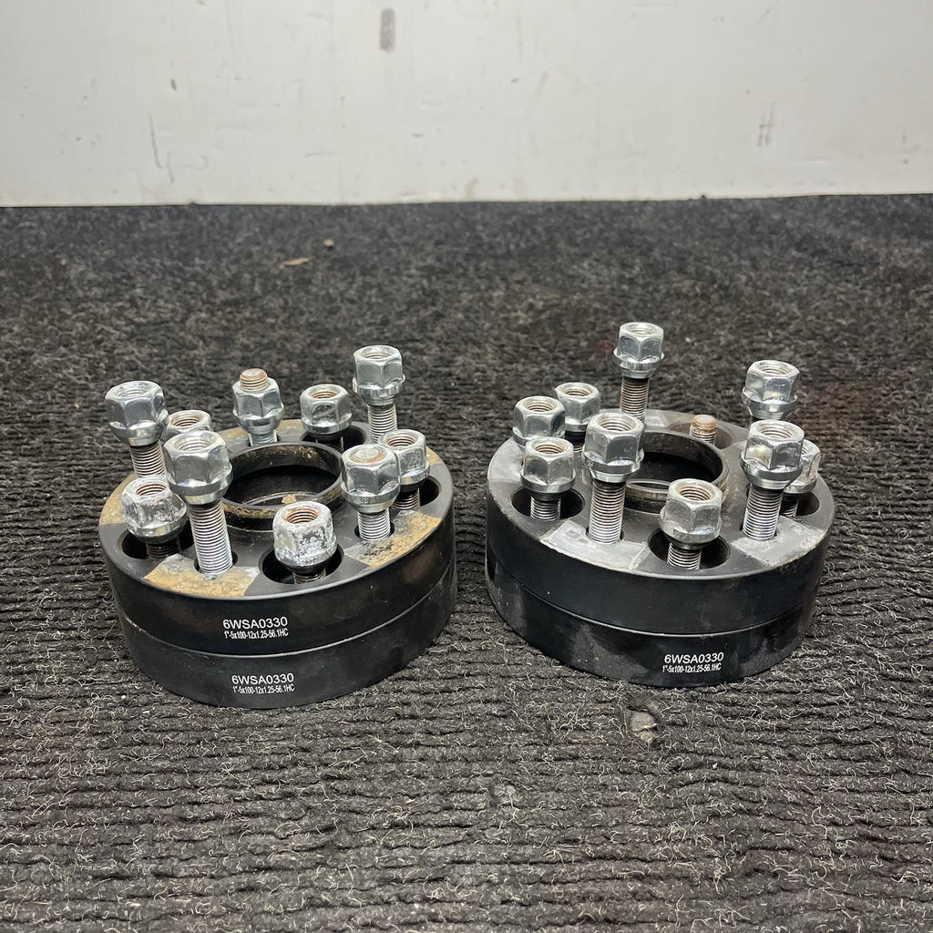 ☑️ (4) 5x100 Hub Centric Wheel Spacers 1 inch M12x1.25 For Subaru BRZ 2013-2021