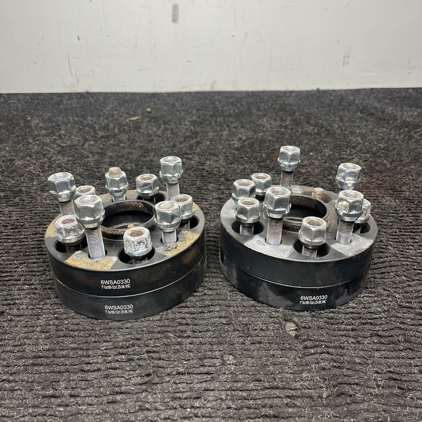 ☑️ (4) 5x100 Hub Centric Wheel Spacers 1 inch M12x1.25 For Subaru BRZ 2013-2021