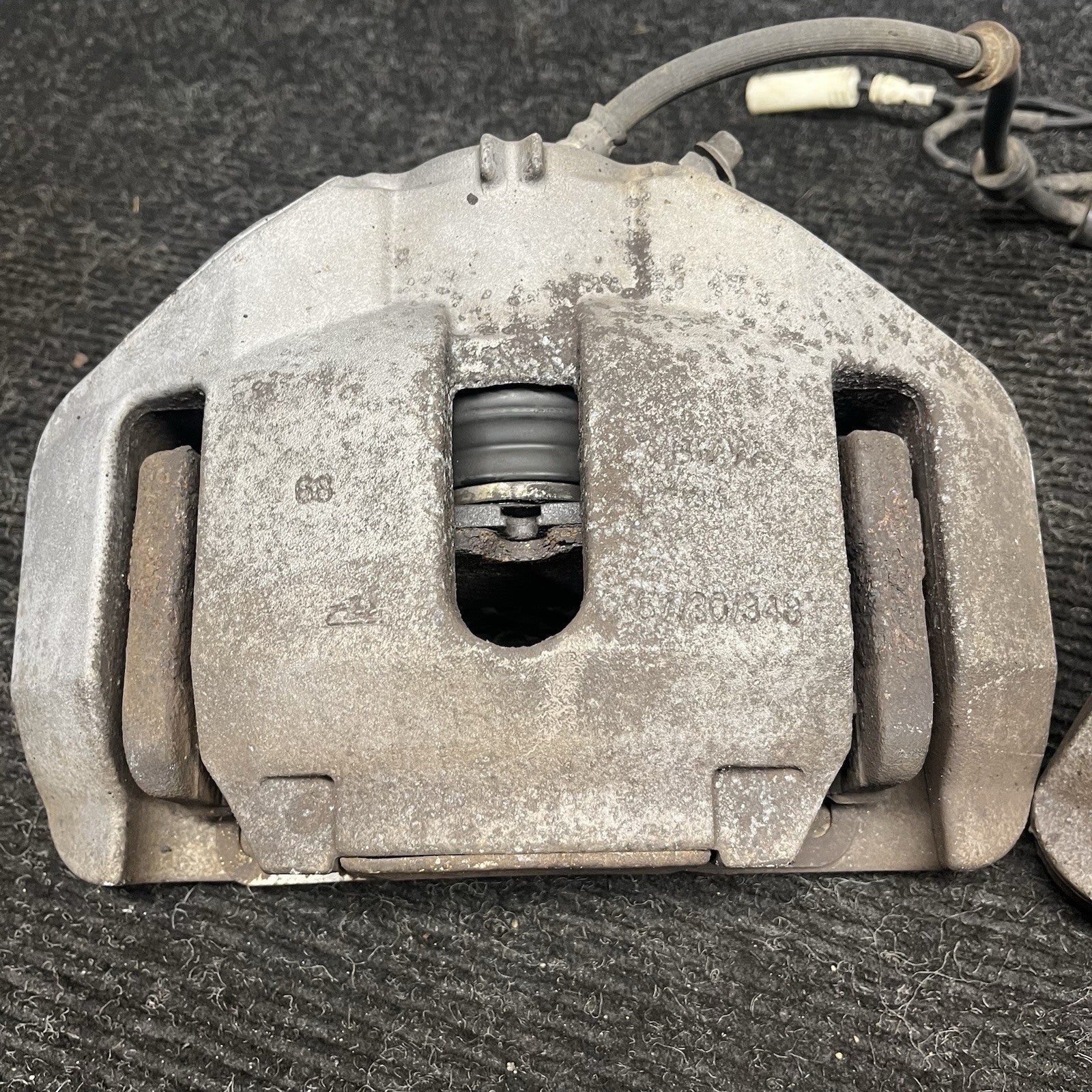 ☑️ 06-11 E90 E91 E92 E93 E84 335 Z4 BMW 335i Front Brake Caliper Set OEM