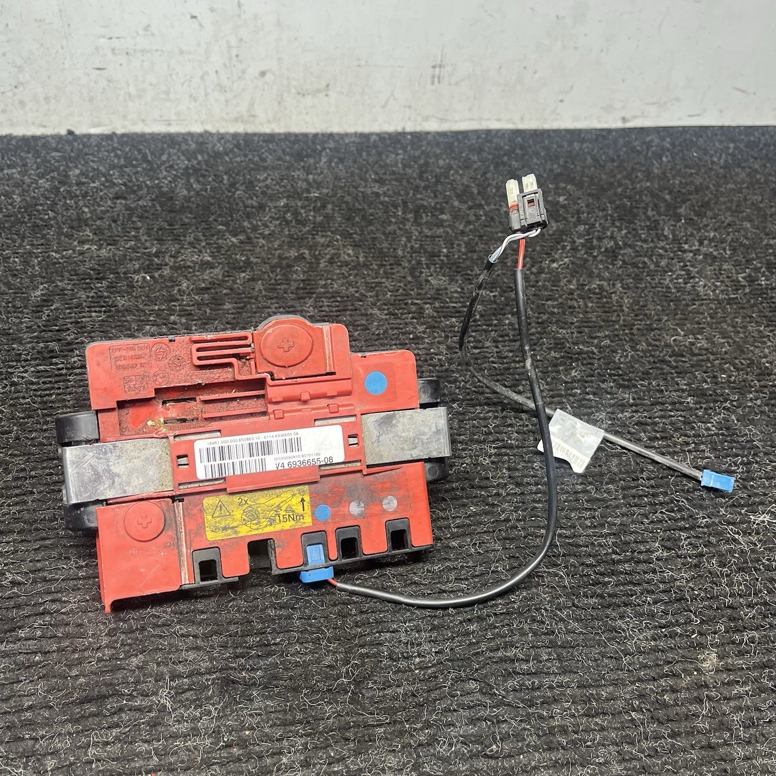 ☑️ 06-13 OEM BMW E92 E93 Battery Power Lead Junction Distribution Fuse Box
