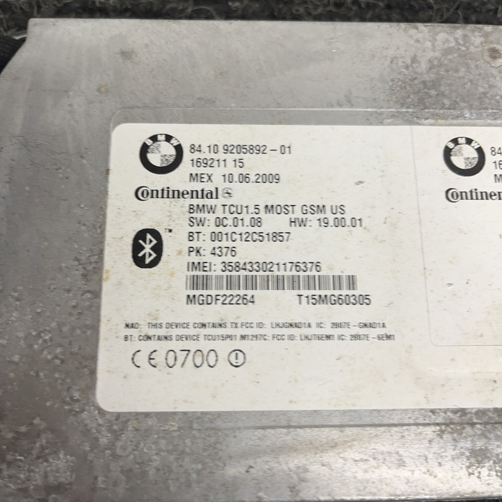 ☑️ 10-14 BMW 335i X5 X6 (E70 E71 E90) BLUETOOTH TELEMATICS COMBOX CONTROL MODULE
