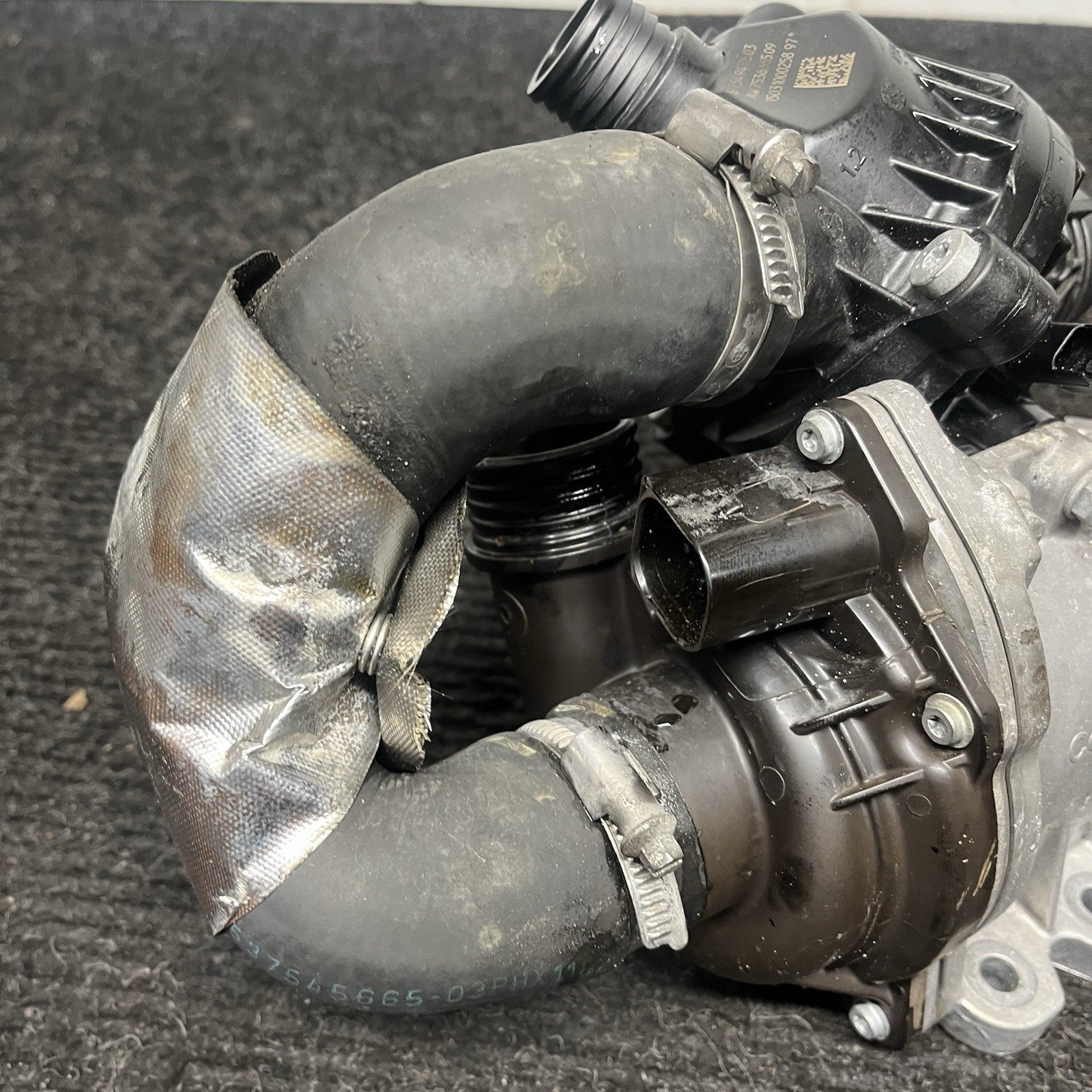 ☑️OEM BMW E82 E90 E92 F10 F13 N54 N55 Electric Water Pump W/ Thermostat 79K Mile