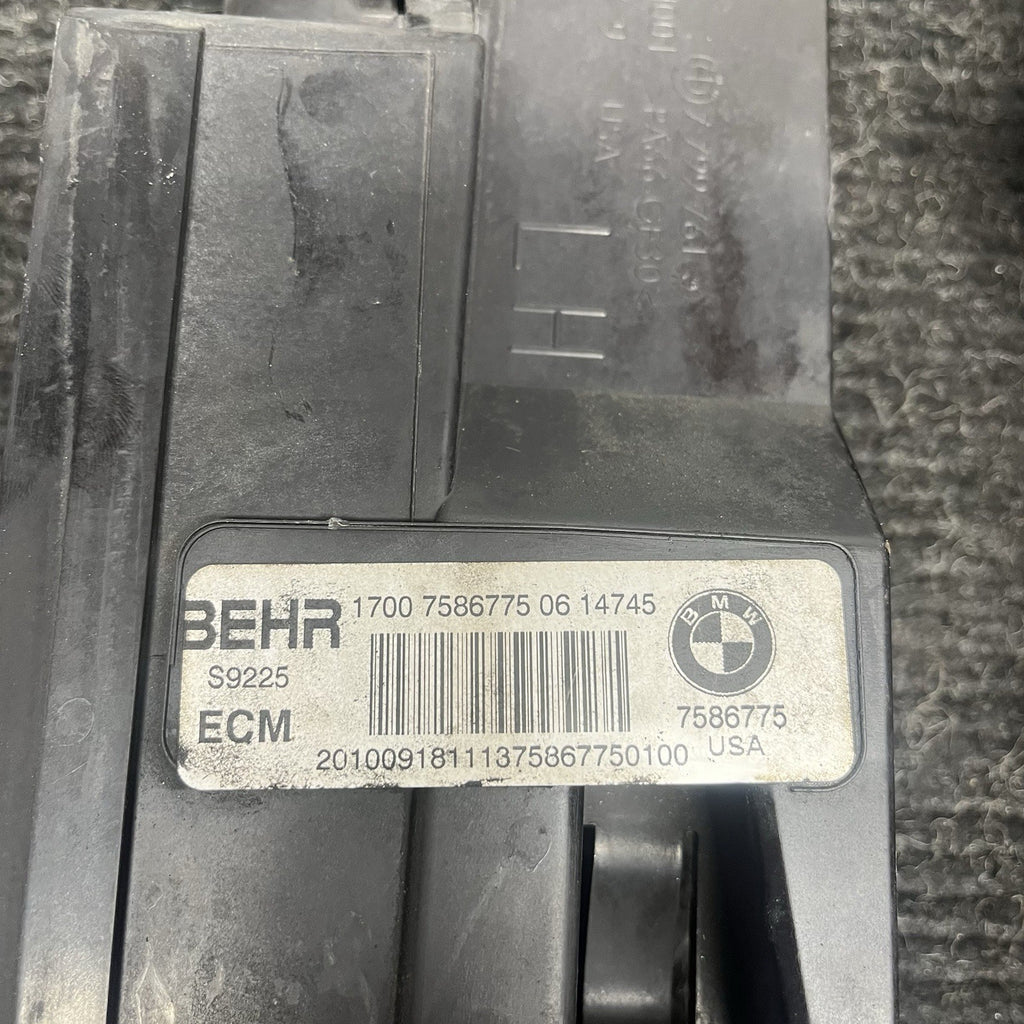 ☑️ 08-19 BMW X6 X5 F16 F15 RADIATOR CORE SUPPORT MOUNT BRACKET COVER PAIR OEM