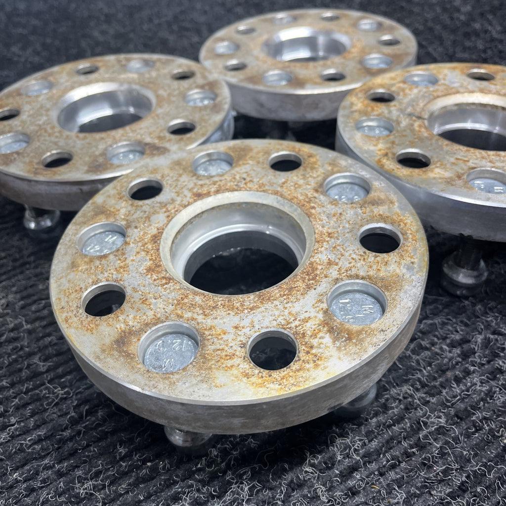 ☑️4x 20mm Black Hubcentric Wheel Spacers 5x100  BRZ impreza legacy Forester 86