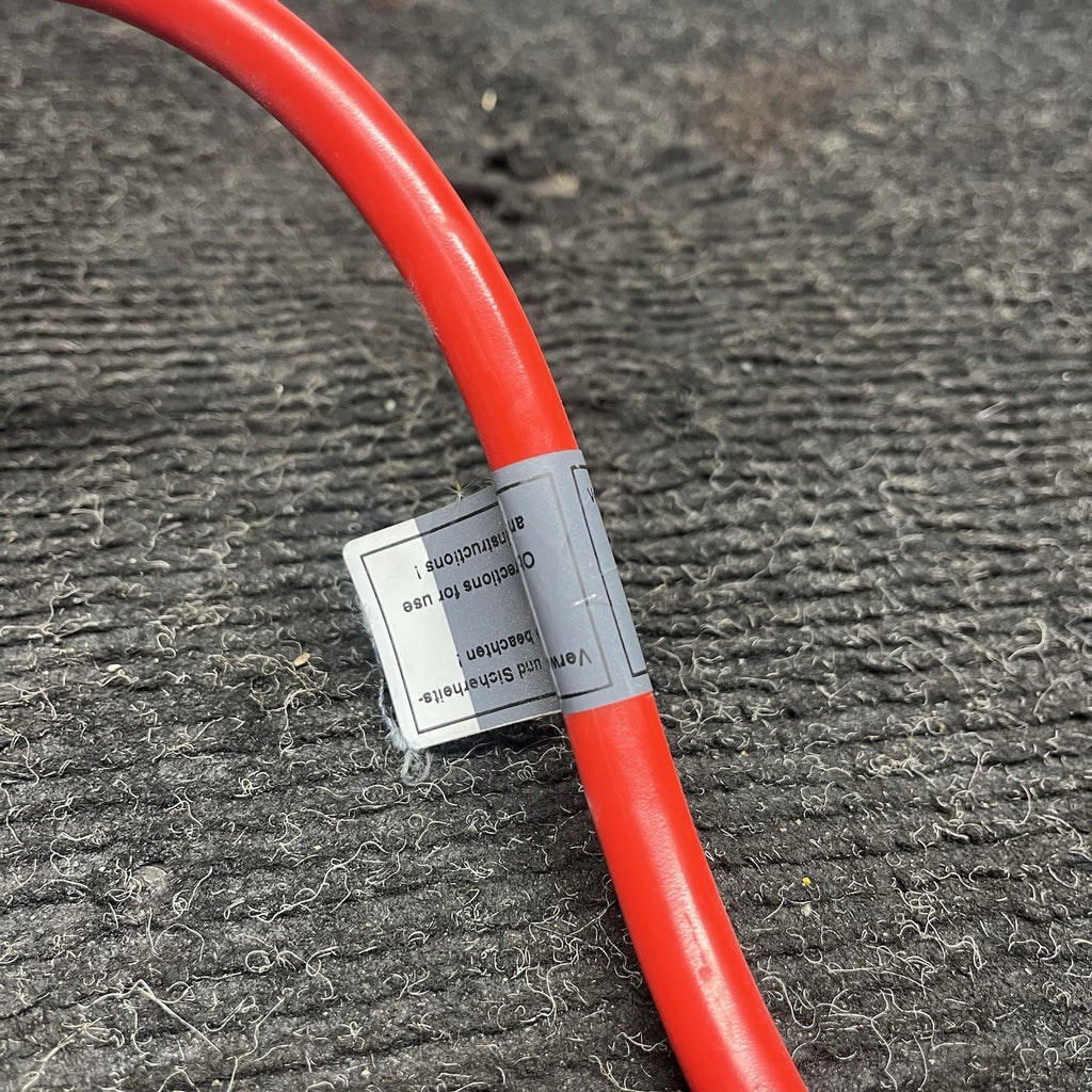 ☑️ 06-13 OEM BMW E82 E90 E92 E88 Battery Plus Pole Terminal Positive Red Cable