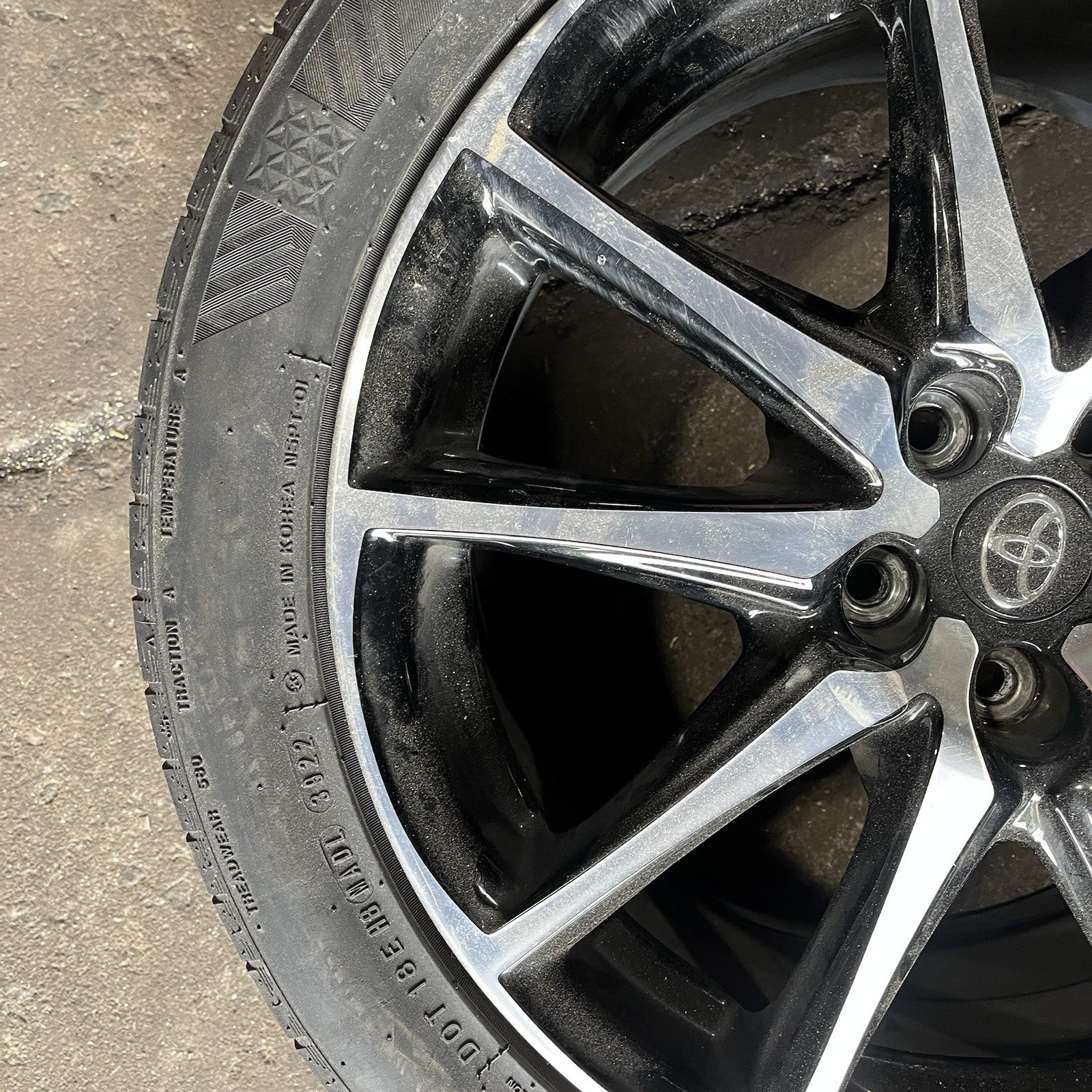 ☑️ 2022-26 Toyota GR86 Base Wheel Set Rim Tire 17” 17x7.5 +48 Offset Factory OEM
