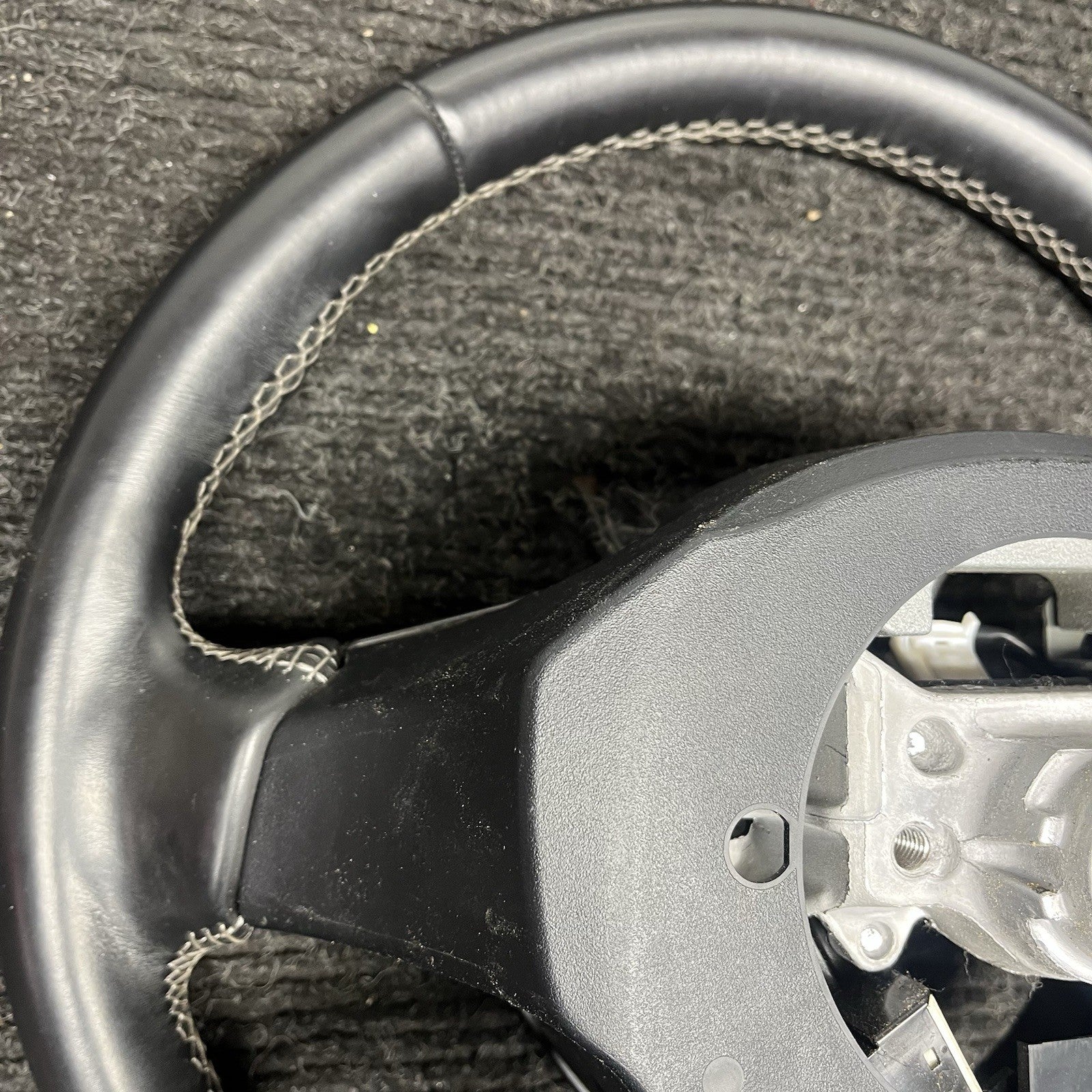 ☑️ 22-24 TOYOTA GR86 STEERING WHEEL LEATHER BLACK OEM MANUAL GS131-16410