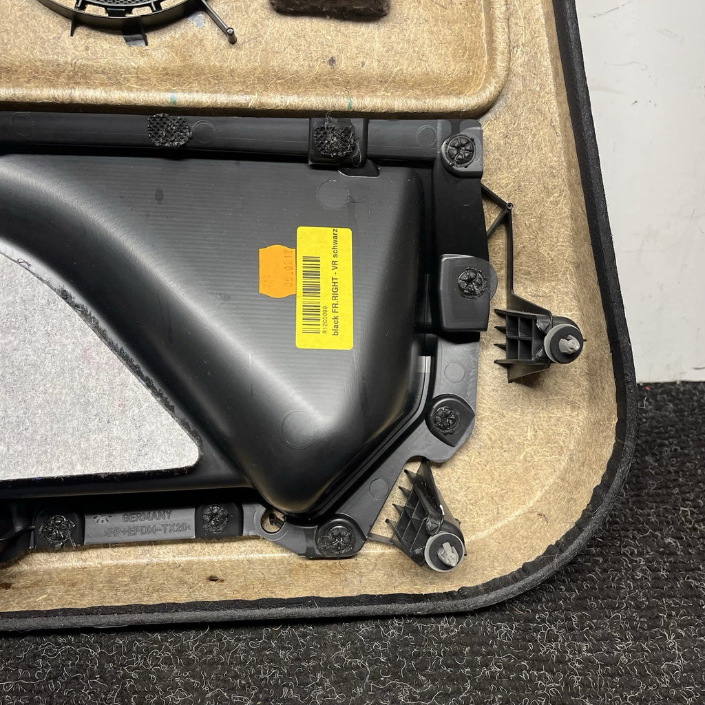 ☑️ 15-20 OEM BMW F36 428 430 Front Passenger Side Door Card Panel Sensatec Black